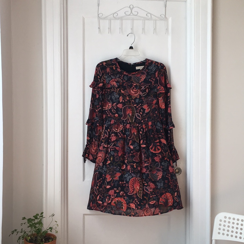 Boho Ruffled Dress